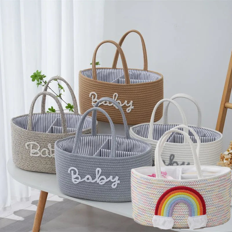 Sac à langer coton corde