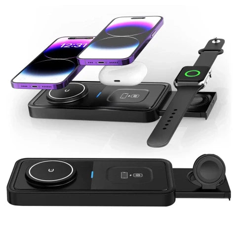 Apple Watch Ultra et Series sur station de charge