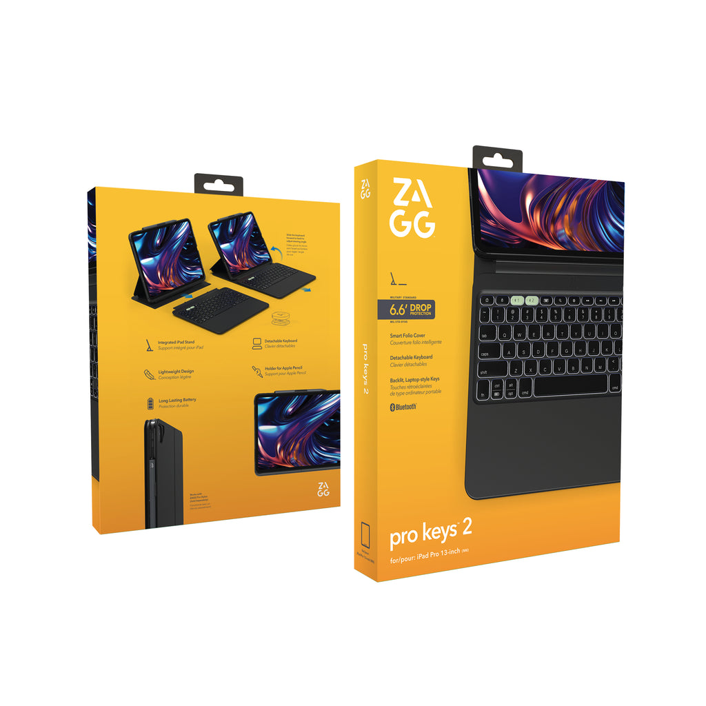 ZAGG Pro Keys 2 Nordique Bluetooth Noir