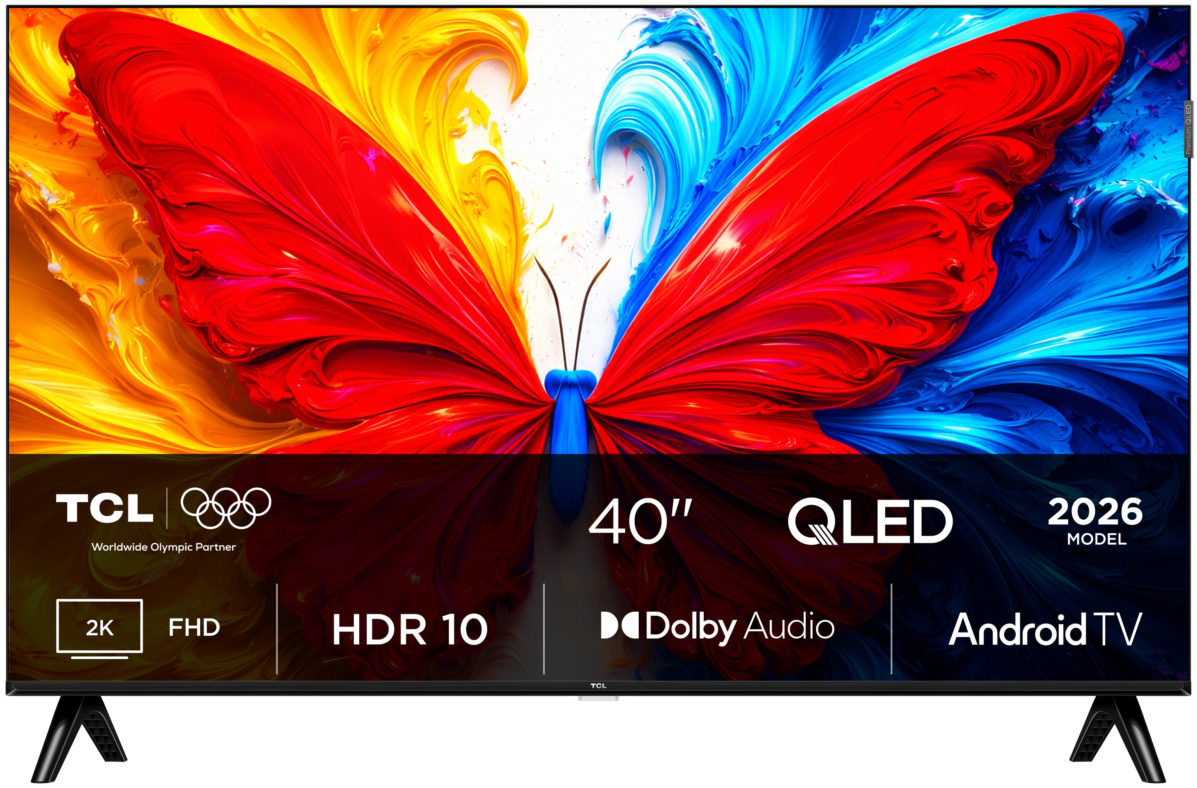 TCL S5L 40S5L TV 101,6 cm (40") Full HD Smart TV Wifi Noir 300 cd/m²
