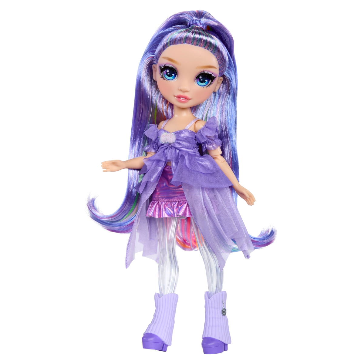 MGA Rainbow High Shimmer avec slime Violet 27cm
