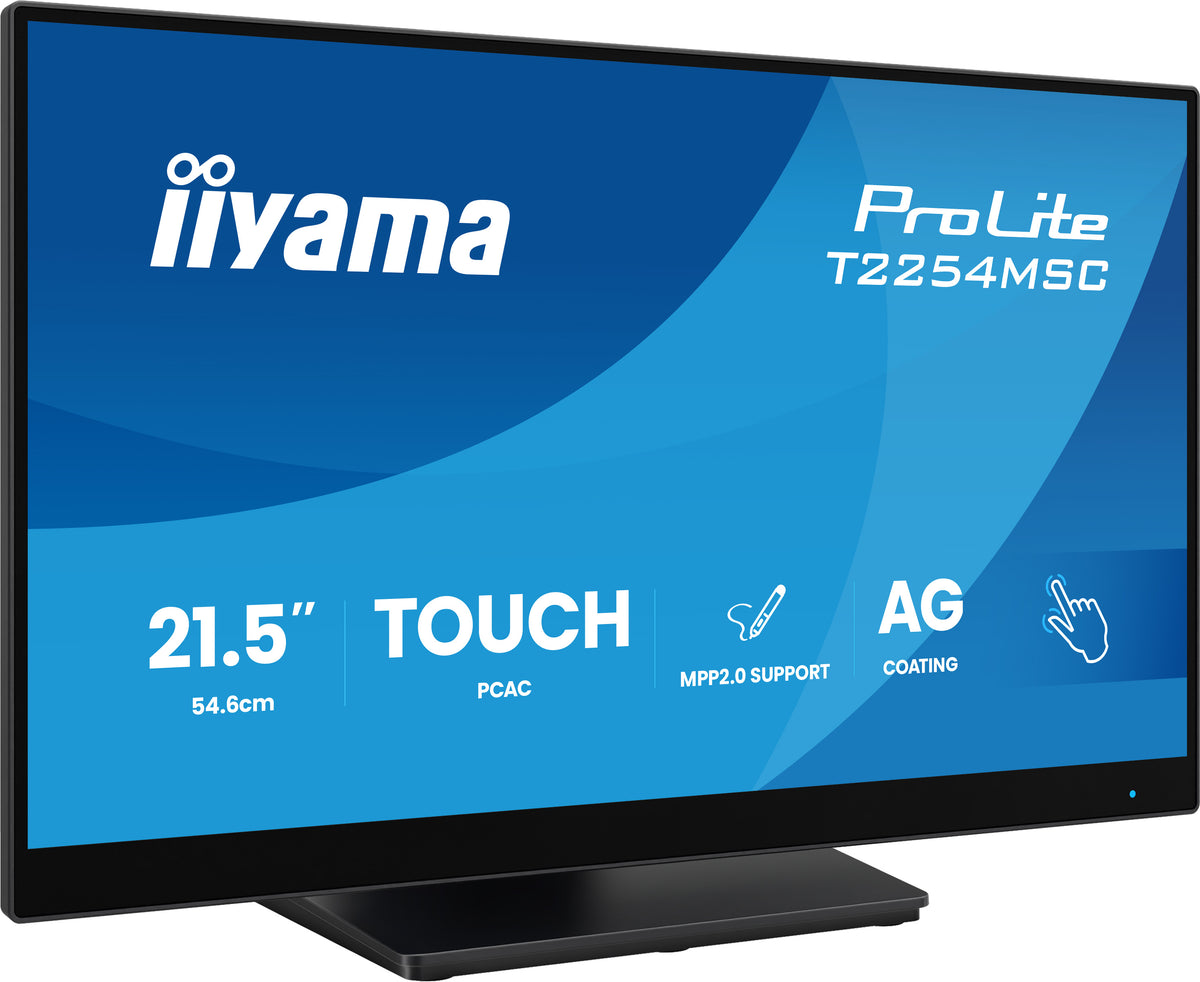 iiyama T2254MSC-B2AG écran plat de PC 54,6 cm (21.5") 1920 x 1080 pixels Full HD LED Écran tactile Noir