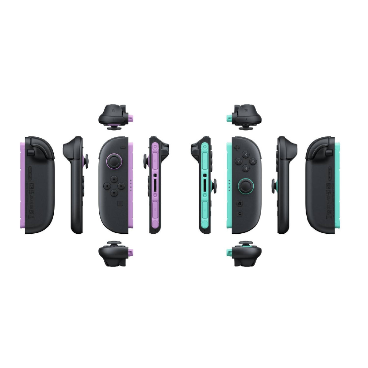 Nintendo Paire de manettes Joy-Con violet/vert pour Switch 2