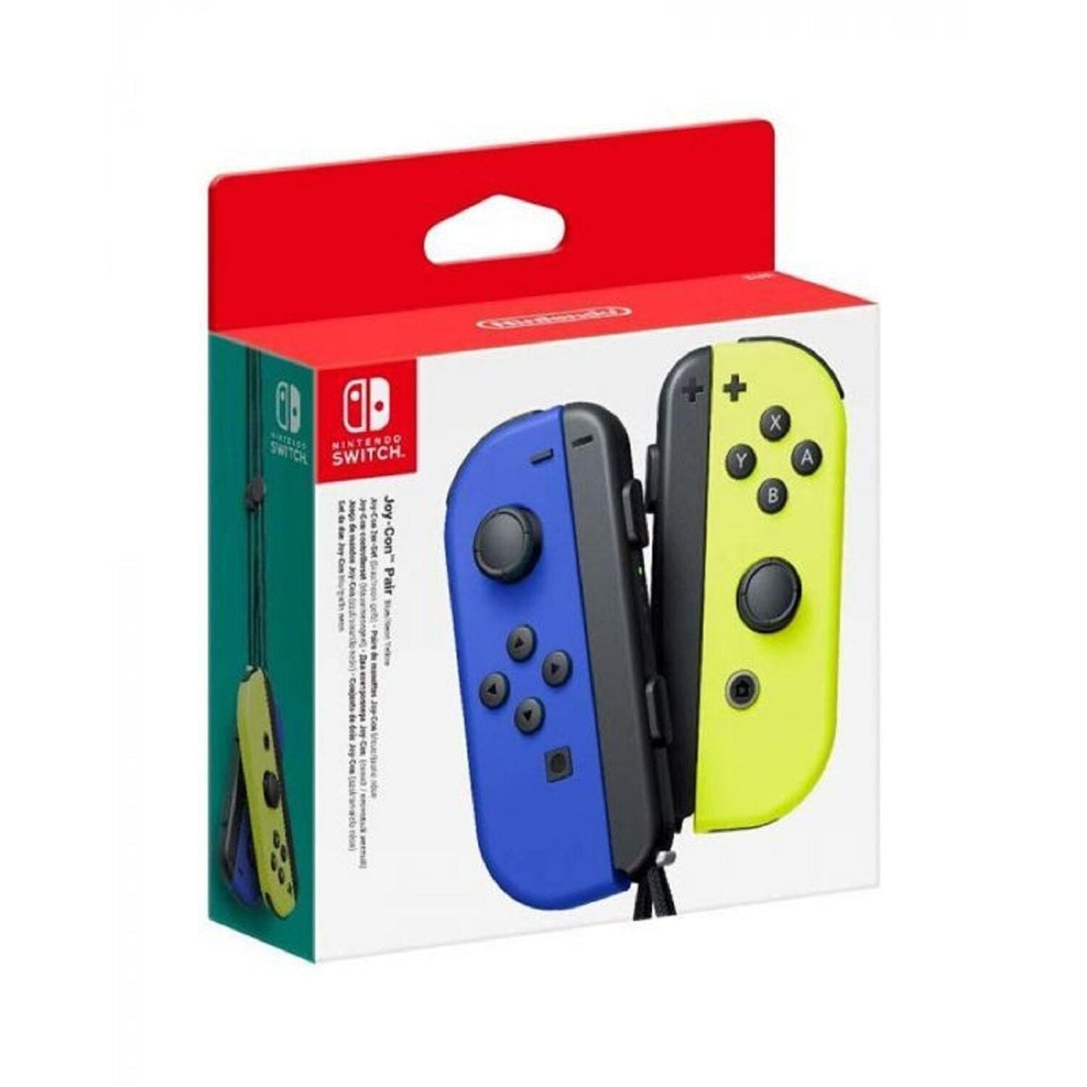 Nintendo Paire de manettes Joy-Con bleu/jaune pour Switch