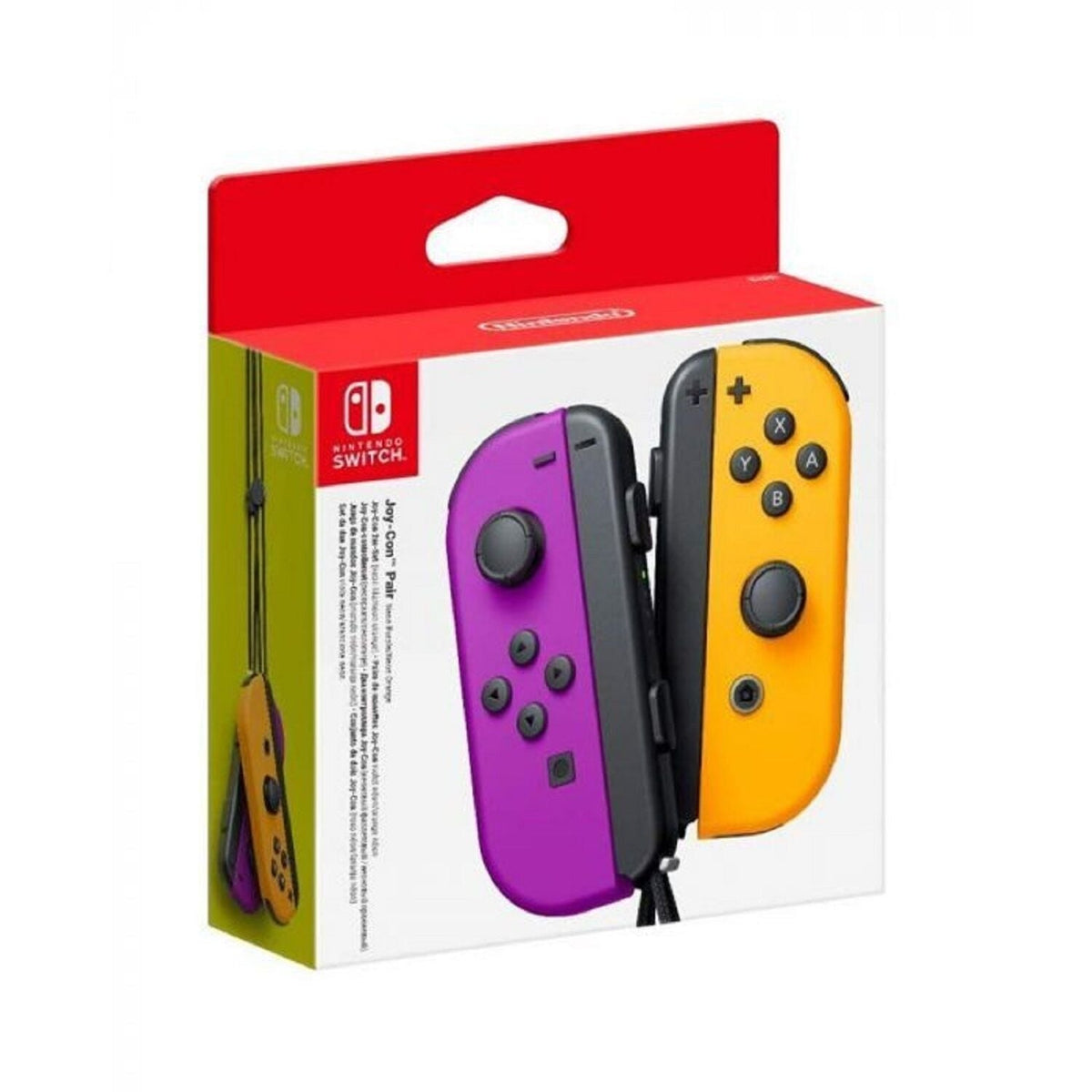 Nintendo Paire de manettes Joy-Con violet/orange pour Switch