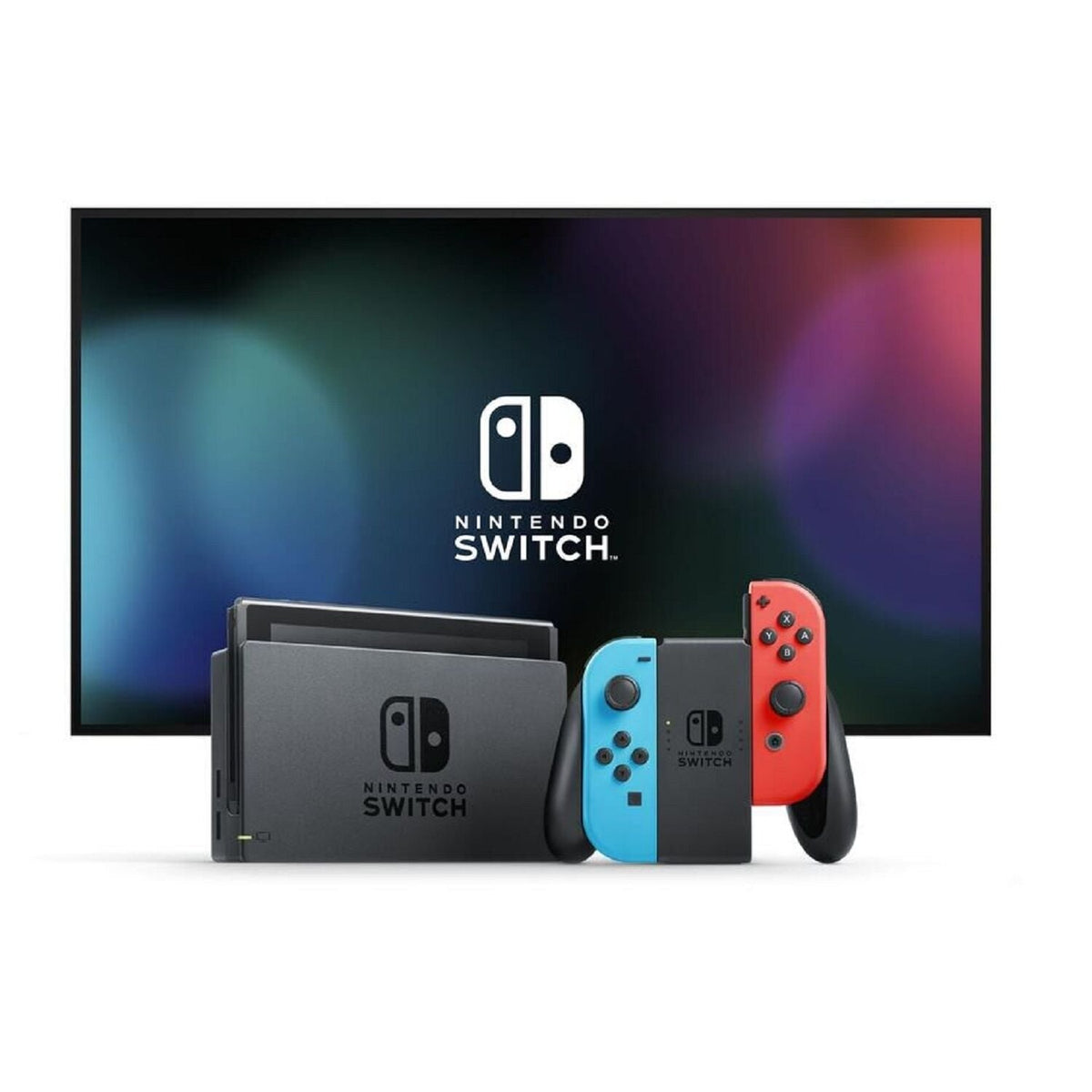 Nintendo Console Switch 1.1 Joy-Con Bleu néon/Rouge néon