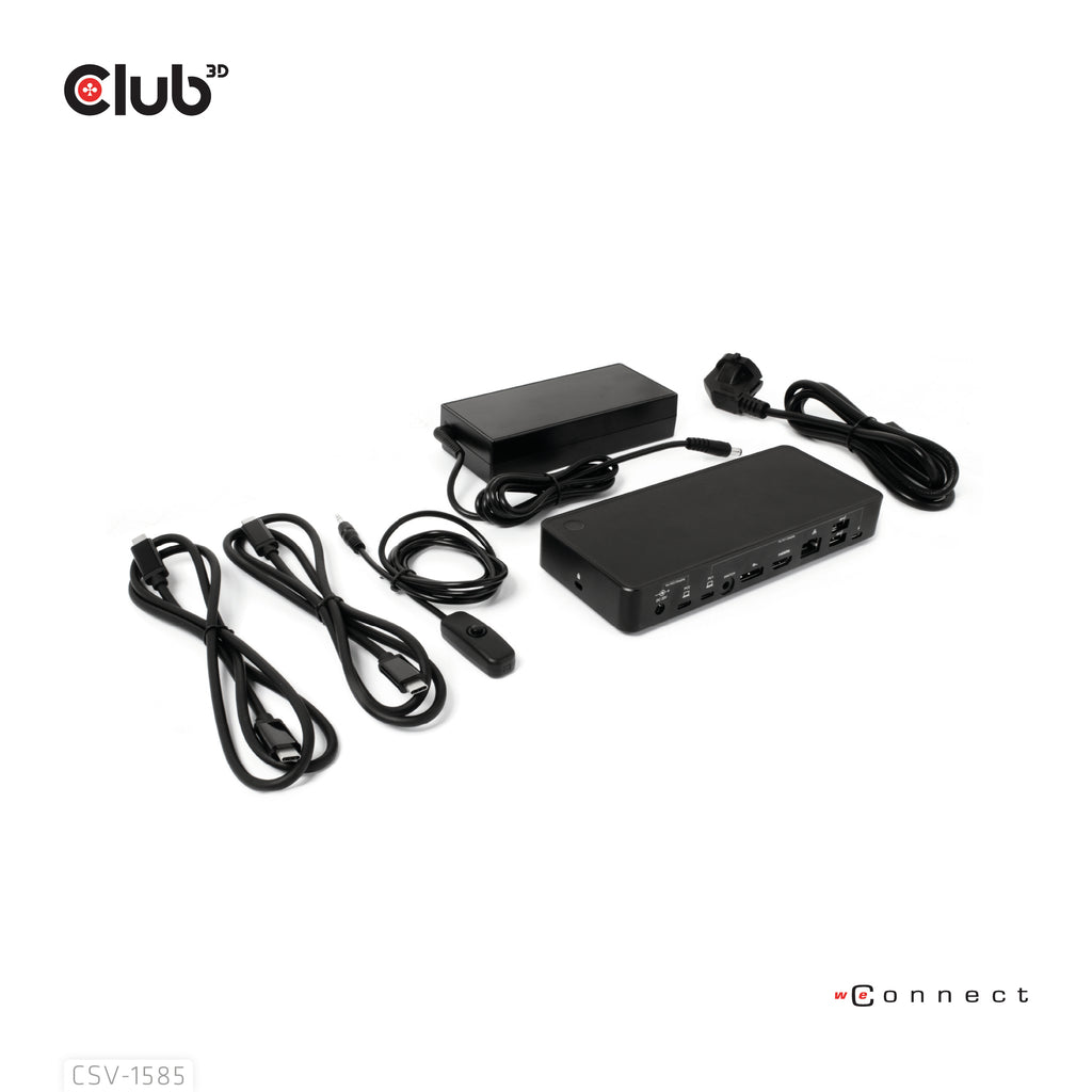 CLUB3D CSV-1585 commutateur écran, clavier et souris Noir