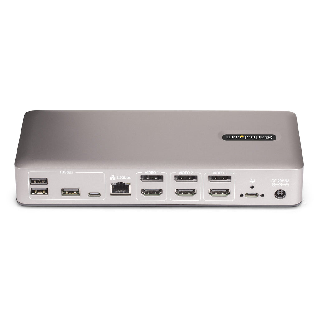 StarTech.com Station d'Accueil USB4 Triple Écran 4K 60Hz, Charge 100W, 2.5GbE, USB-C