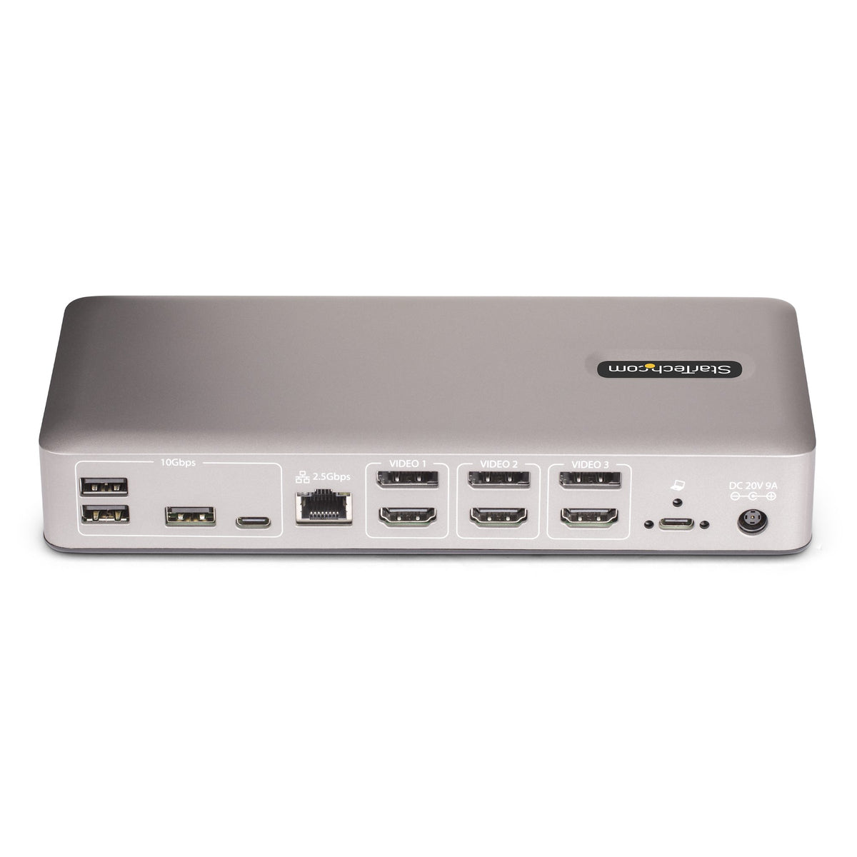 StarTech.com Station d'Accueil USB4 Triple Écran 4K 60Hz, Charge 100W, 2.5GbE, USB-C