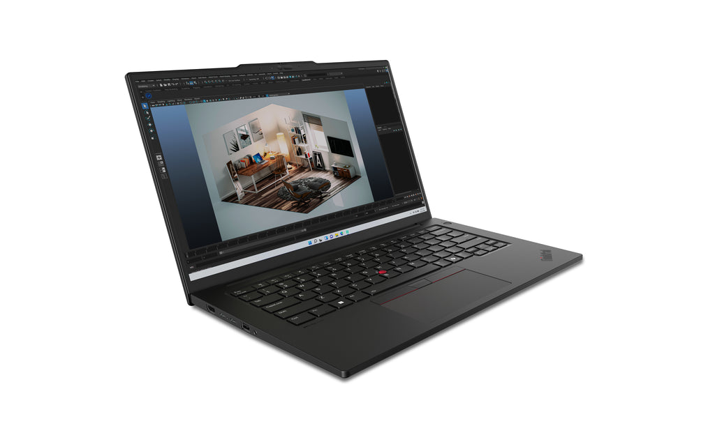 Lenovo ThinkPad P14s Gen 5 (Intel) Intel Core Ultra 7 155H Ordinateur portable 36,8 cm (14.5") WQXGA 32 Go DDR5-SDRAM 1 To SSD NVIDIA RTX 500 Ada Wi-Fi 6E (802.11ax) Windows 11 Pro Allemand Noir