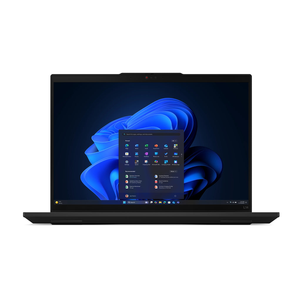 Lenovo ThinkPad L14 Gen 6 (Intel) Intel Core Ultra 5 225U Ordinateur portable 35,6 cm (14") WUXGA 32 Go DDR5-SDRAM 1 To SSD Wi-Fi 6E (802.11ax) Windows 11 Pro Allemand Noir