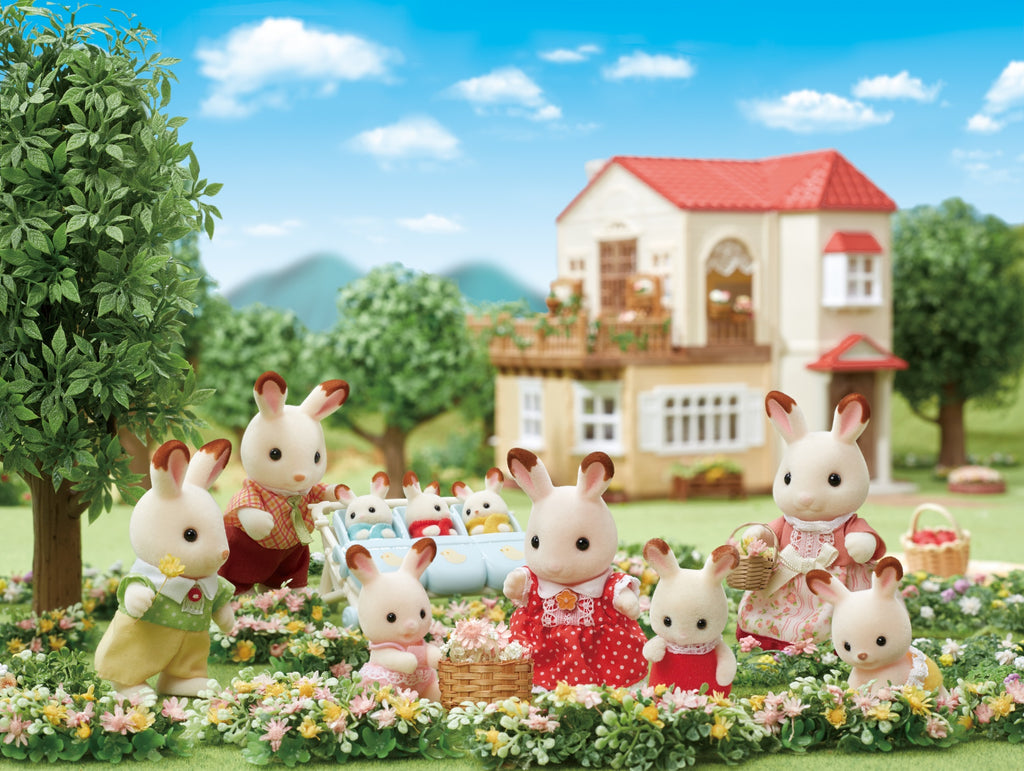 Sylvanian Families La famille Lapin Chocolat - vue 4