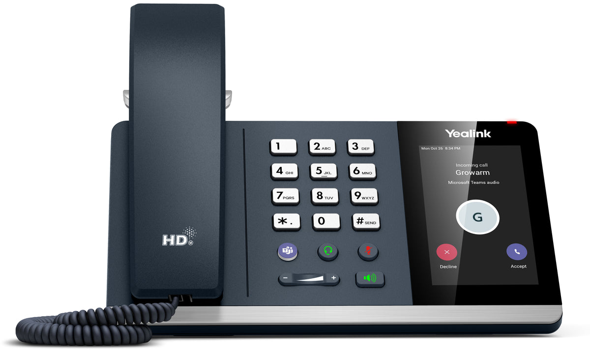 Yealink MP54 Microsoft Teams Edition téléphone fixe Gris LCD