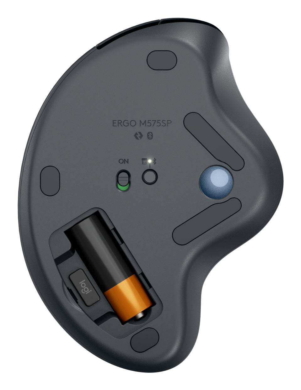 Logitech Ergo Series ERGO M575S Souris Trackball, Grise