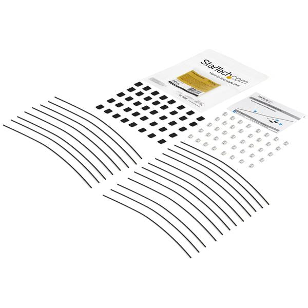 StarTech.com Câbles de Sécurité Réglables en Acier pour Adaptateurs et Câbles - Pack de 20