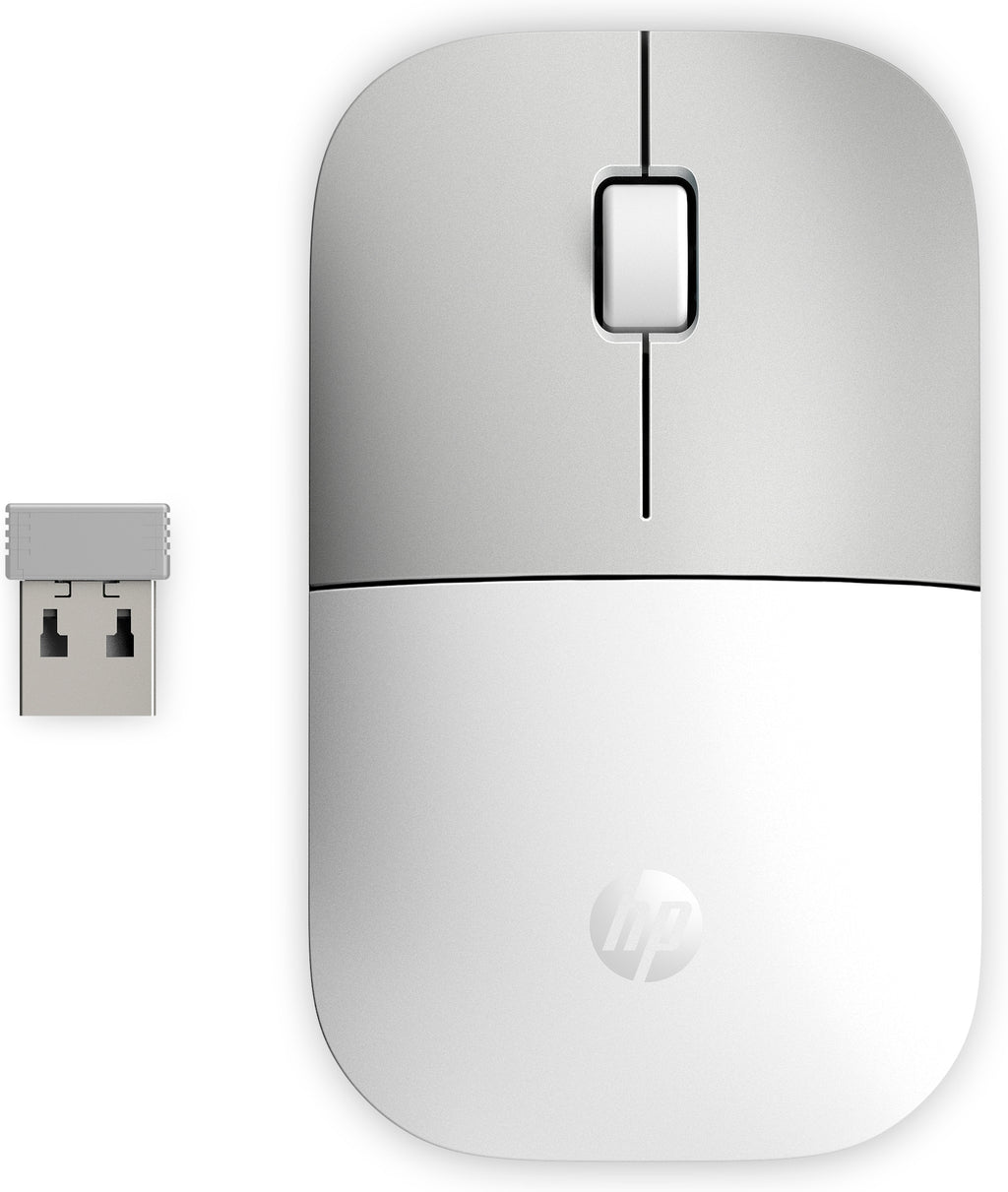 HP Souris sans fil Z3700, Blanc Céramique