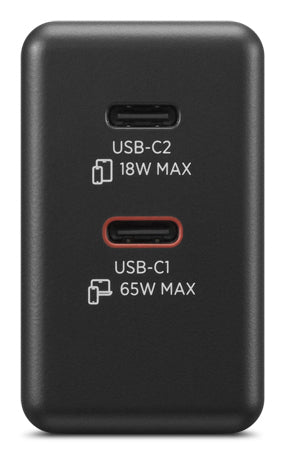 Lenovo 40AW065BEU adaptateur de puissance & onduleur Intérieur & extérieur 65 W Noir
