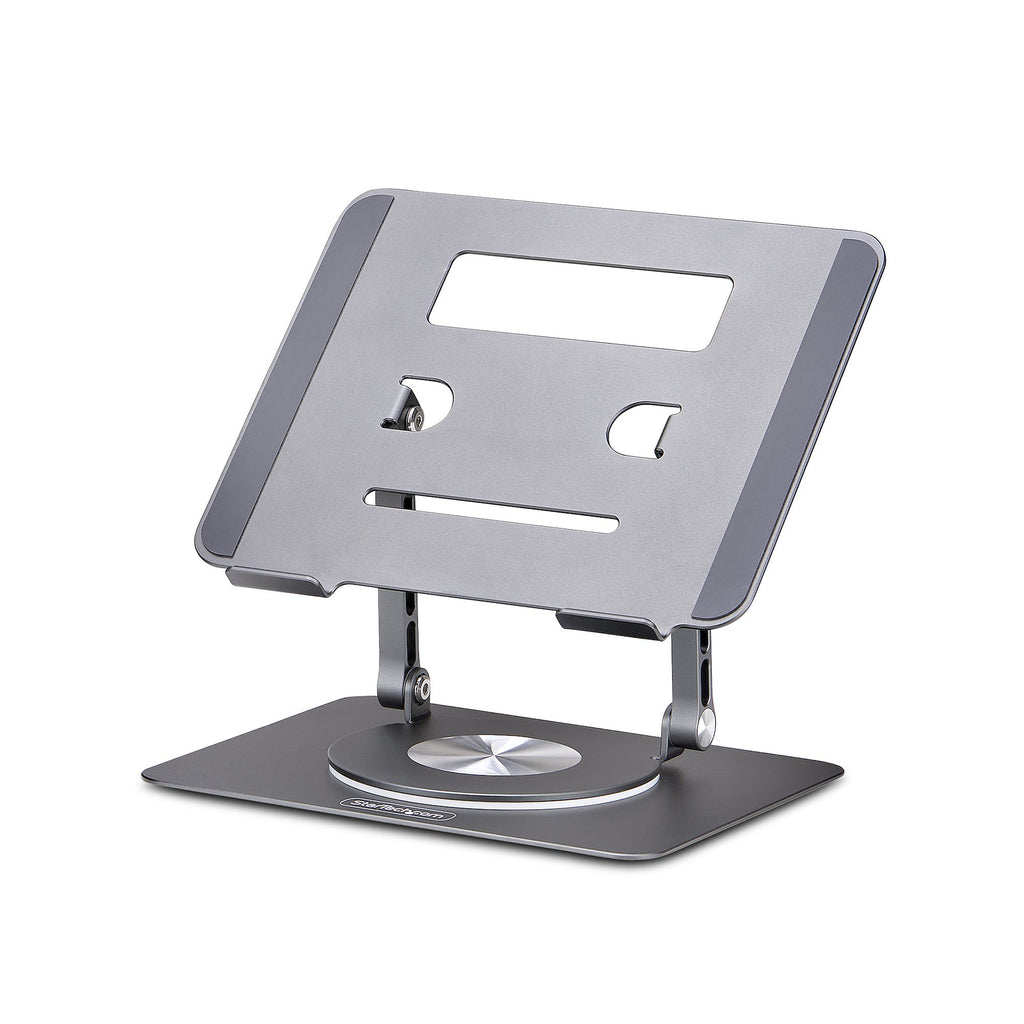 StarTech.com Support Rotatif pour PC Portable, Base Pivotante à 360&deg;, Support Rotatif pour Bureau, Hauteur et Inclin