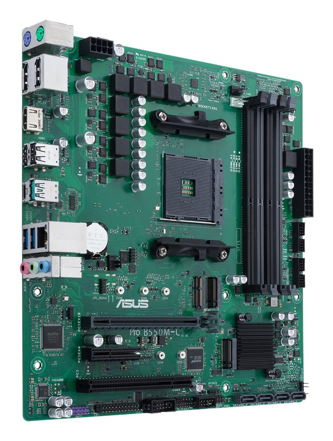 ASUS PRO B550M-C/CSM AMD B550 Emplacement AM4 micro ATX