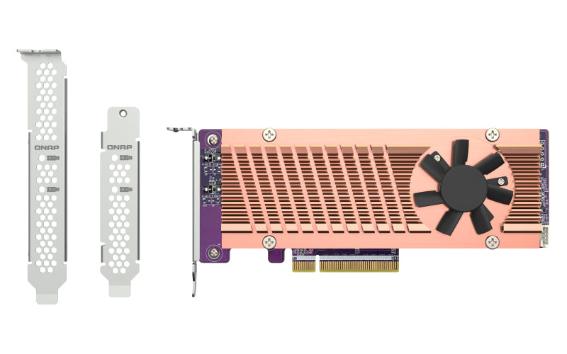 QNAP QM2-2P-384A Carte et Adaptateur d'Interface Interne M.2 PCIe 3.0