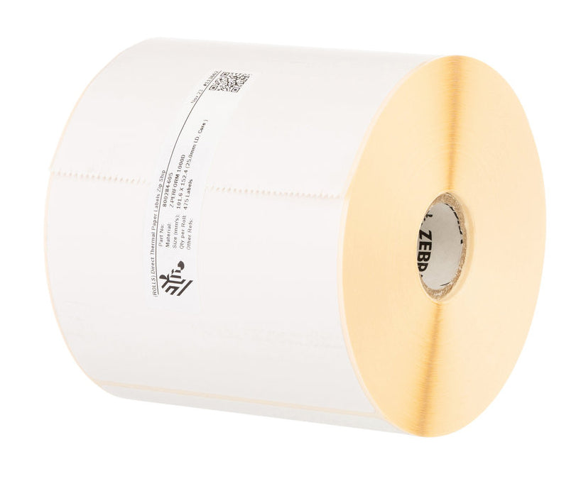 Zebra Z-Perform 1000D Blanc Permanent Adhesive