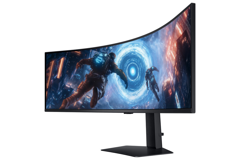 Samsung Samsung G91F écran plat de PC 124,5 cm (49") 5120 x 1440 pixels Dual QHD LCD Noir