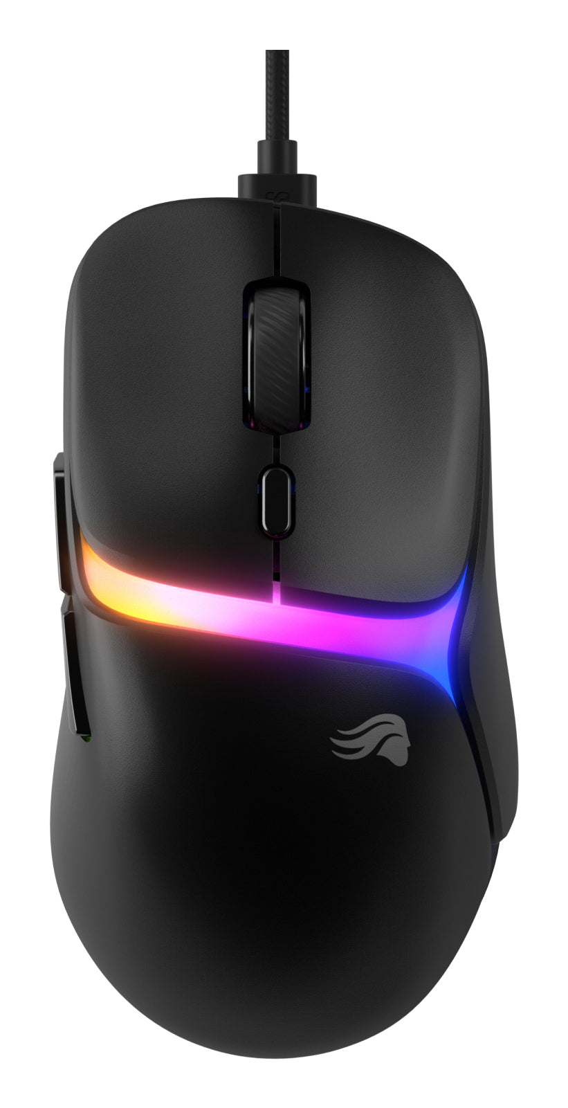 Glorious Gaming Glorious Gaming - Souris gaming filaire Modèle D3 - Ultralégère 57 g, Switch optiques 130M clics, Capteur BAMF 3.0 30k DPI, Suivi 750 IPS, Accélération 50 G, compatible toutes prises en main - Noire