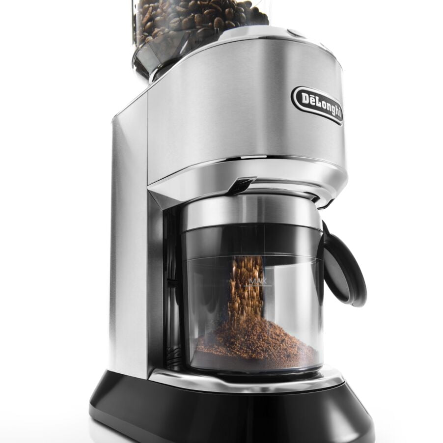 De’Longhi Dedica Argent, Moulin à Café avec Meules Coniques