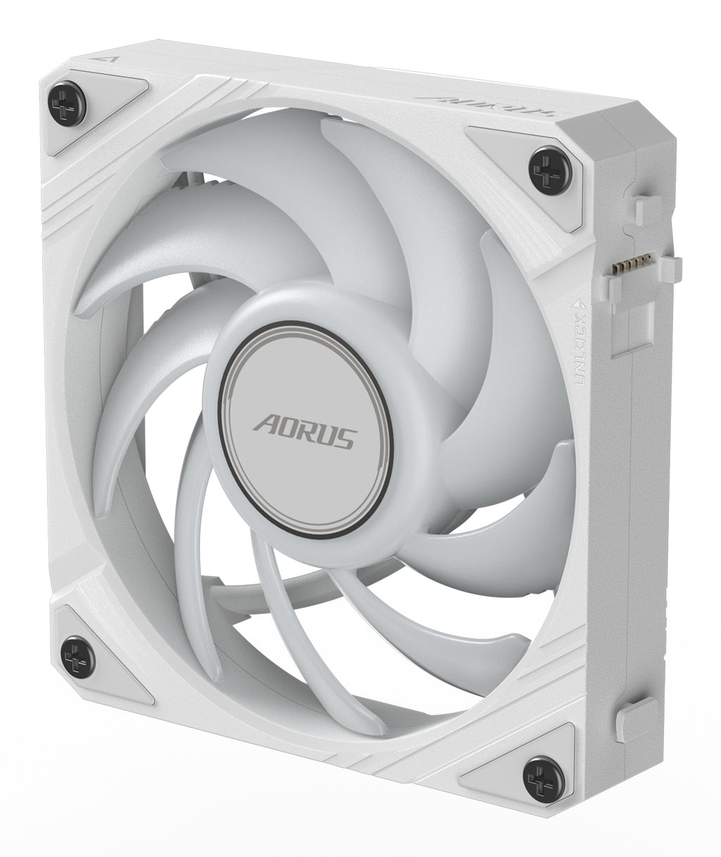 Gigabyte AORUS EZ CHAIN FAN 120 ICE Ventilateur 12 cm Blanc