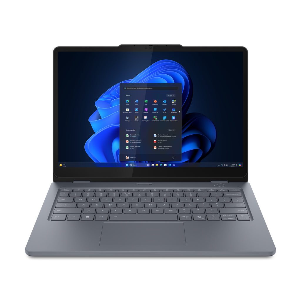 Lenovo 13w 2-in-1 Gen 3 Intel Core 5 120U Hybride (2-en-1) 33,8 cm (13.3") Écran tactile WUXGA 16 Go DDR5-SDRAM 512 Go SSD Wi-Fi 6E (802.11ax) Windows 11 Pro Allemand Gris