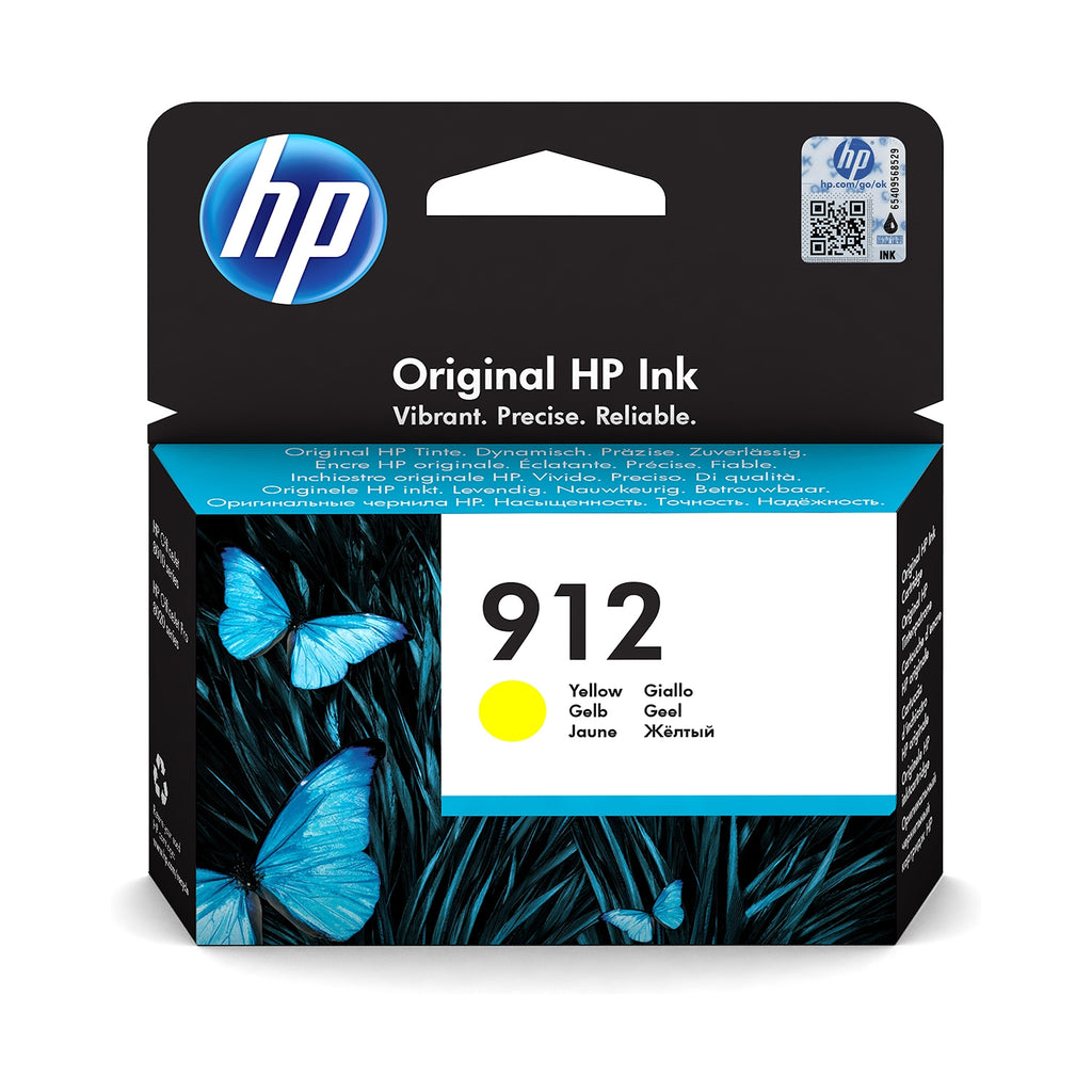 HP Cartouche d'encre d'origine jaune 912