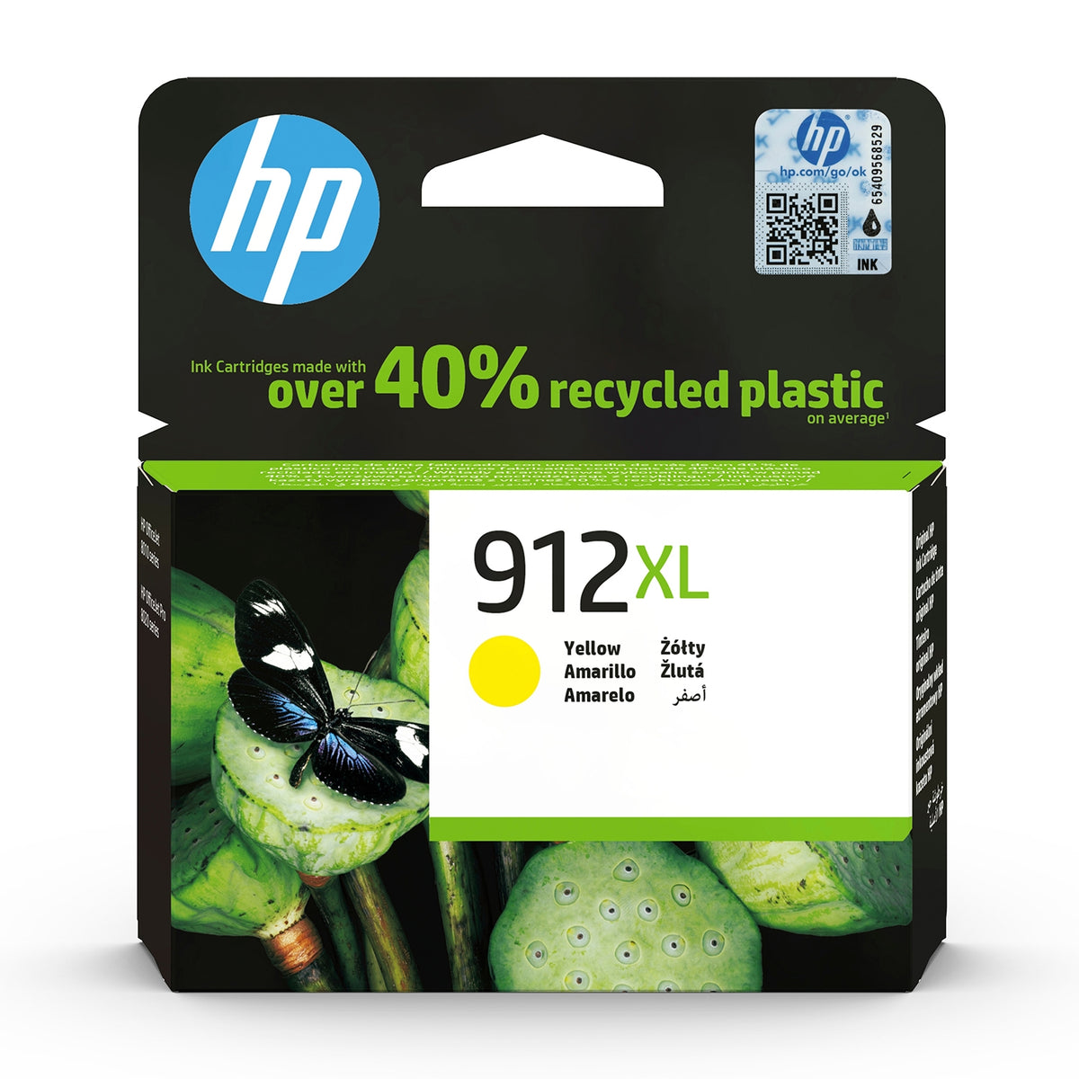 HP Cartouche d'encre d'origine jaune 912 XL