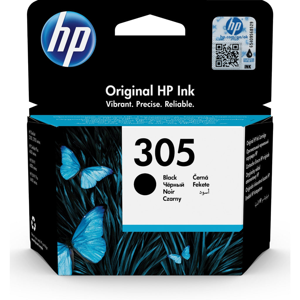 HP Cartouche d'encre d'origine noir 305