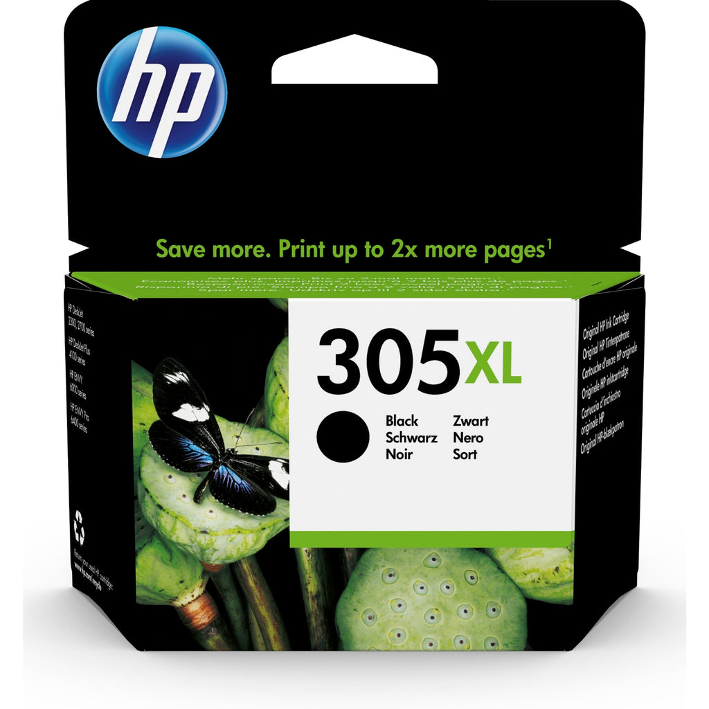 HP Cartouche d'encre d'origine noir 305 XL