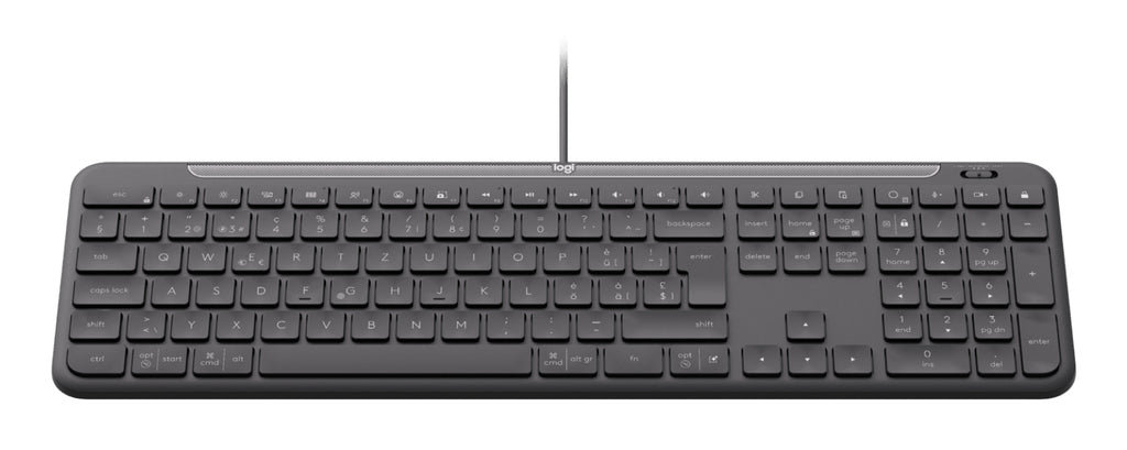 Logitech Signature Slim Wired K620 for Business Tastatur Saks Kablet Internationalt engelsk
