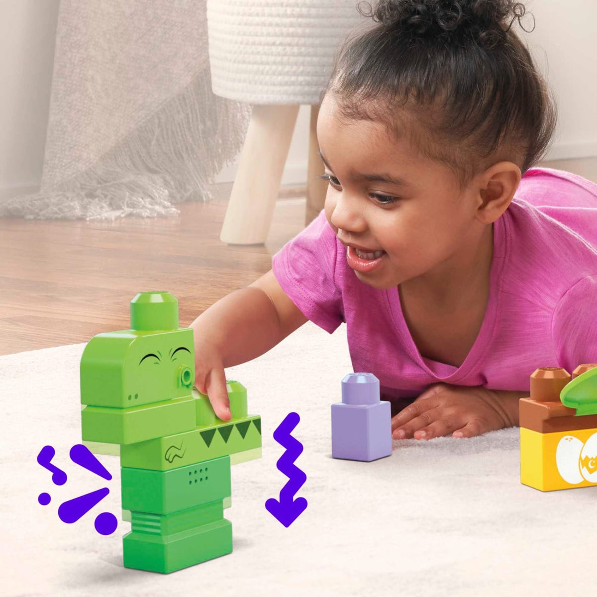 Mattel Dinosaures Couic et Croq' fonction sensorielle Mega Bloks