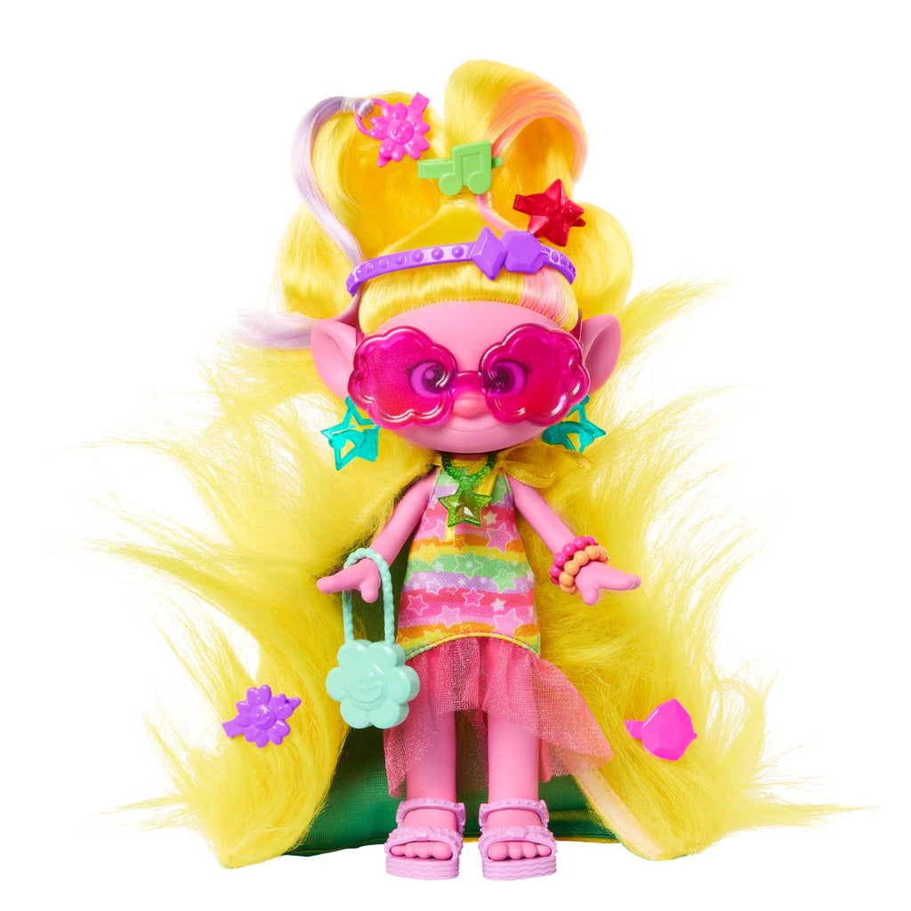 Mattel Poupée Trolls 3 Viva surprise 2 en 1