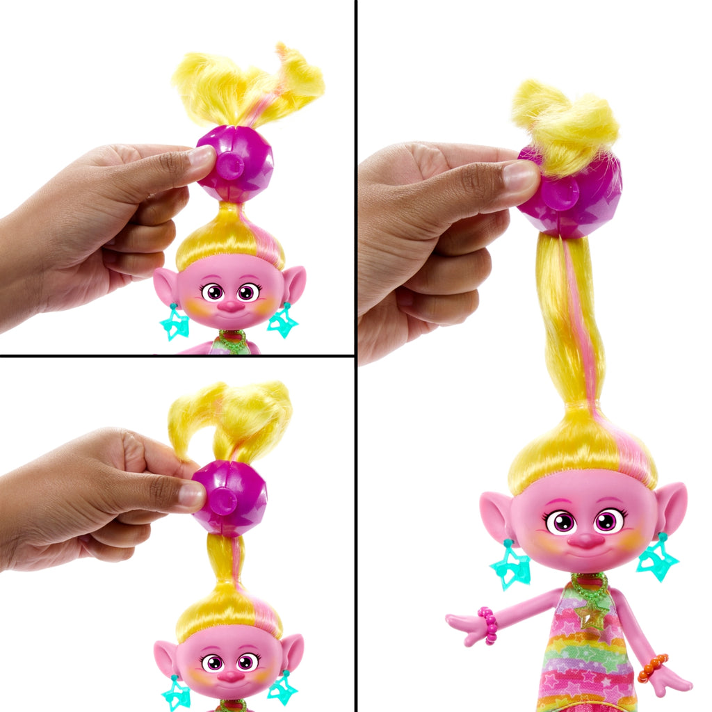 Mattel Poupée Trolls 3 Viva surprise 2 en 1
