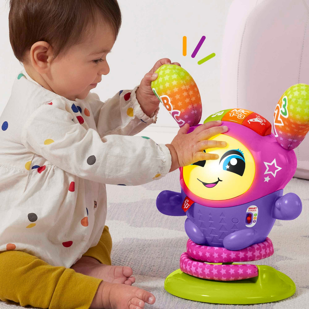 Fisher-price DJ le robot danseu à rebond