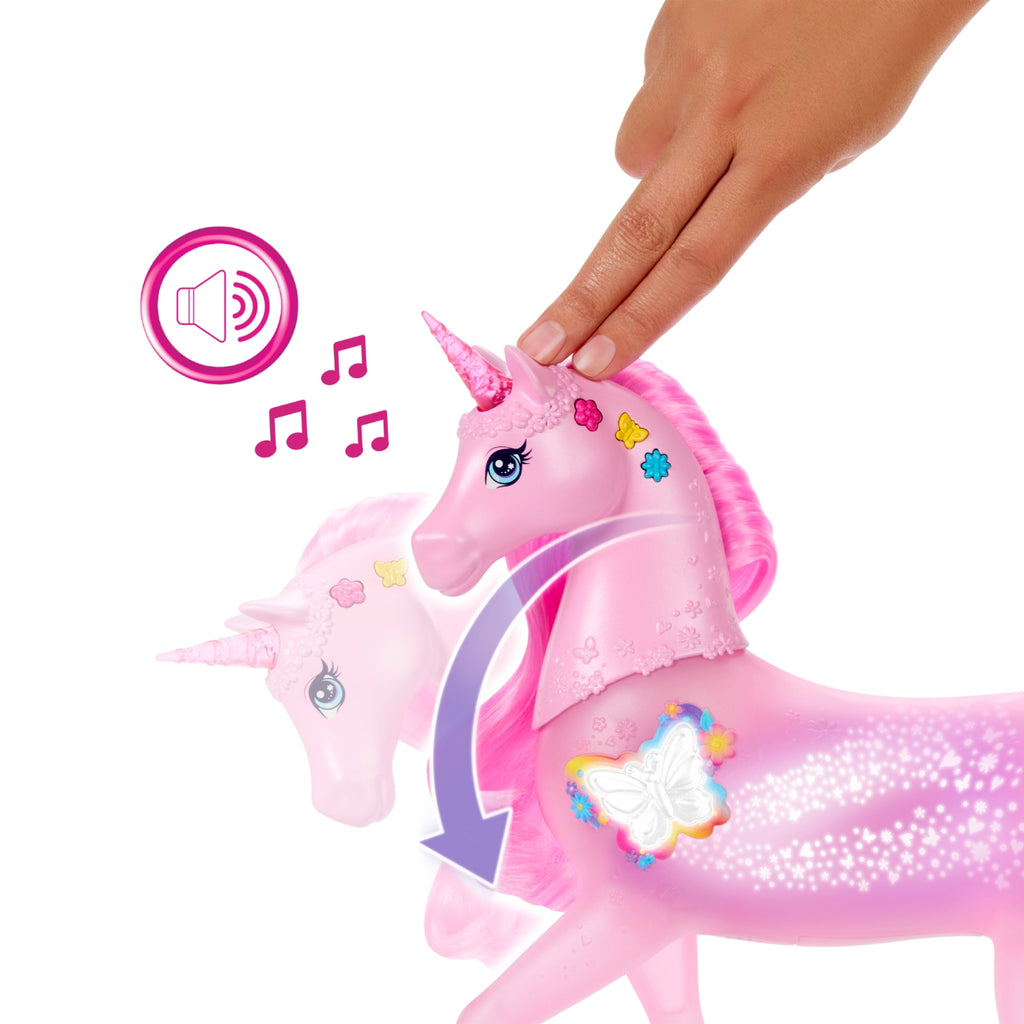 Mattel Barbie Licorne sons et lumières