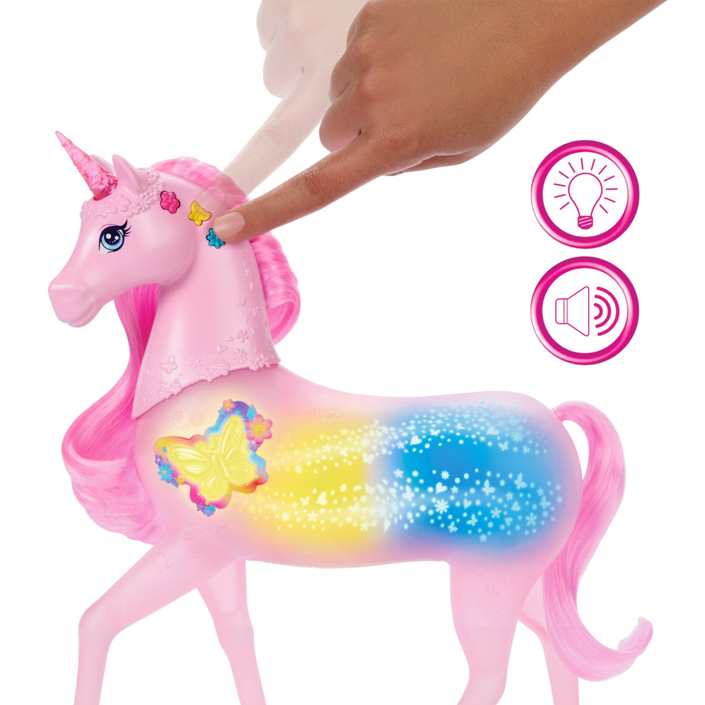 Mattel Barbie Licorne sons et lumières