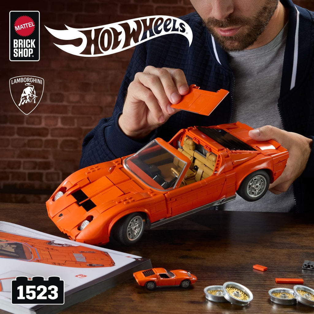 Mattel Coffret de Construction Lamborghini Miura P400 SV de 1971 Hot Wheels