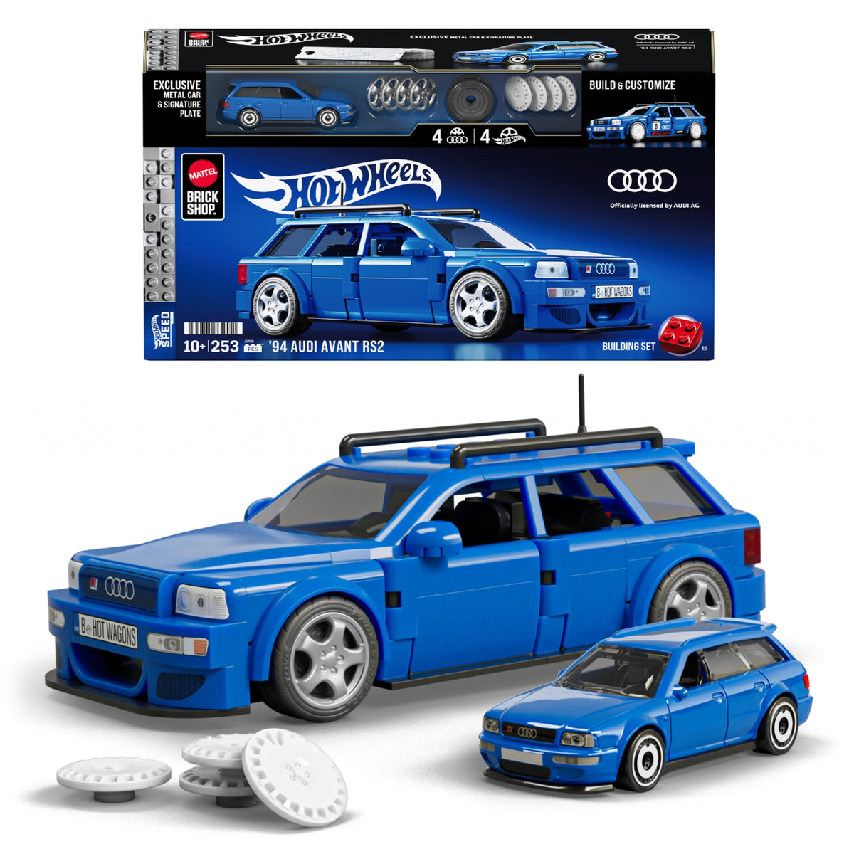 Mattel Voiture Hot Wheels à construire '94 Audi Avant RS 2 Brick Shop