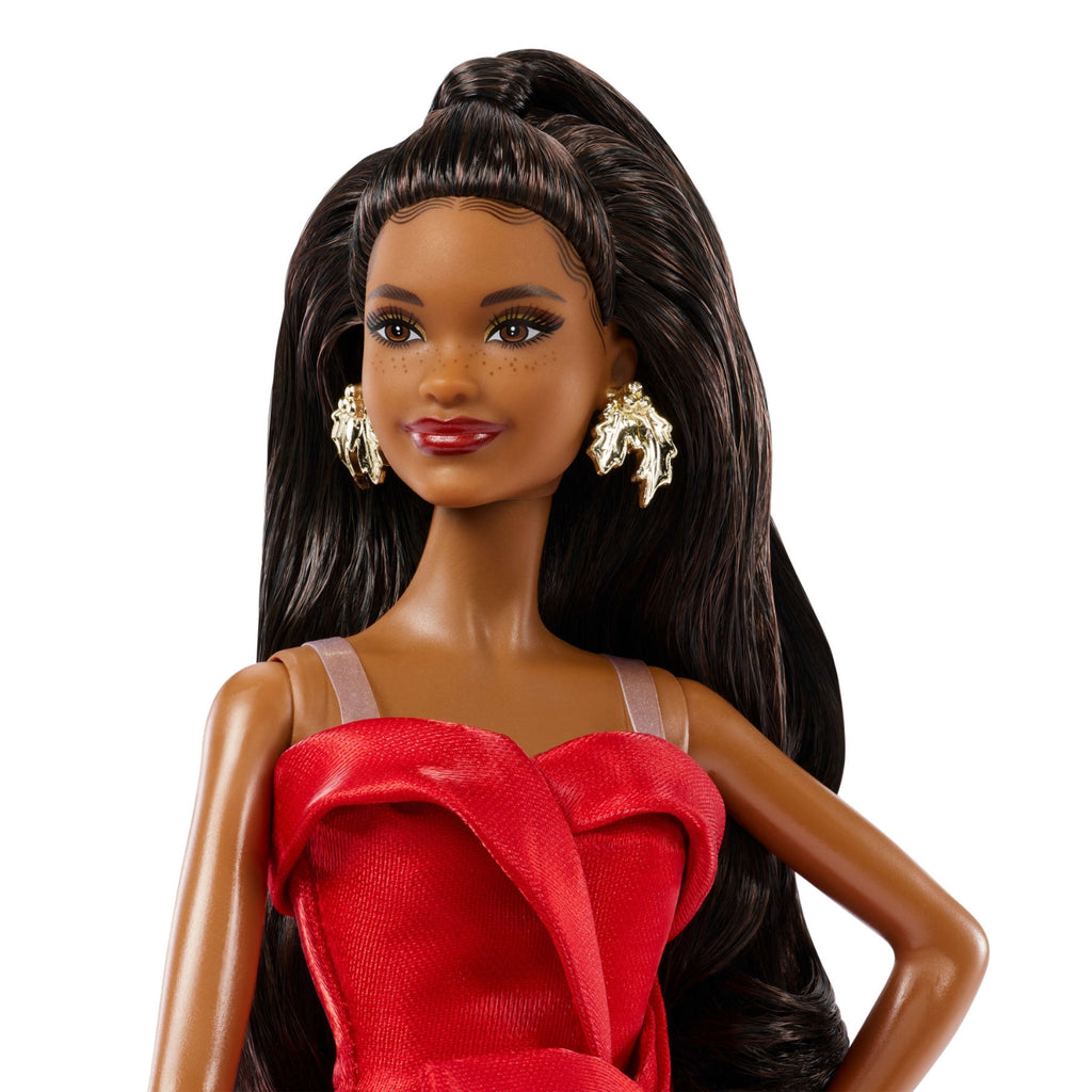 Mattel Poupée Barbie Joyeux Noël 2026 Brune