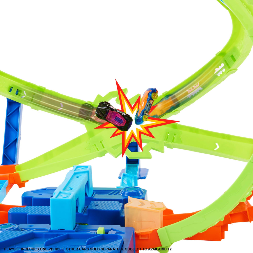 Mattel Circuit Hot Wheels Piste Crash Hypersphère