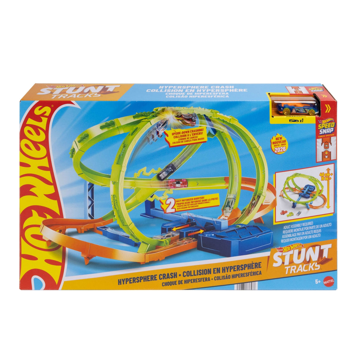 Mattel Circuit Hot Wheels Piste Crash Hypersphère