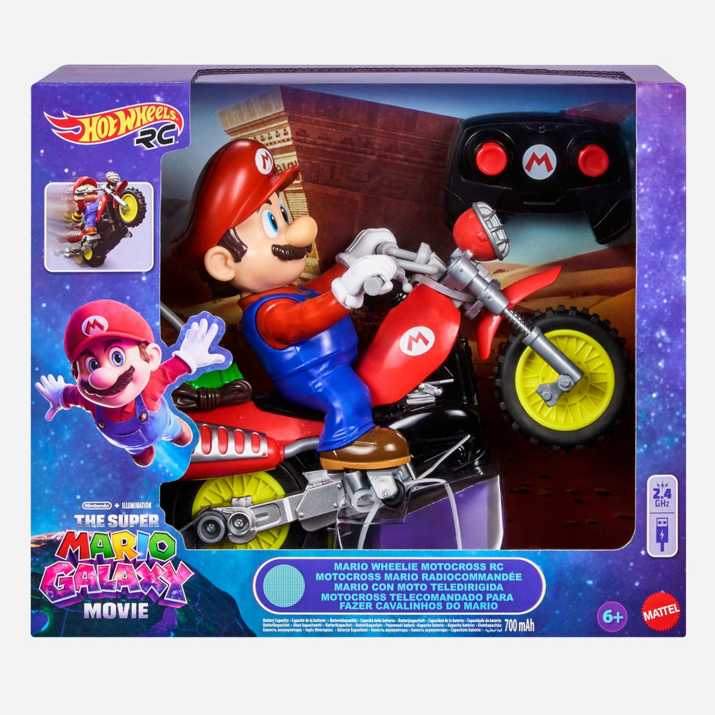Mattel Motocross Mario Kart Télécommandée de Hot Wheels