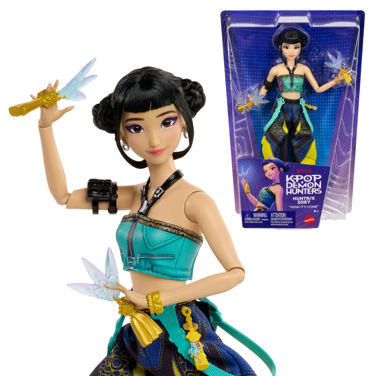 Mattel Poupée Kpop Demon Hunters Zoey How it's Done de Huntr/x