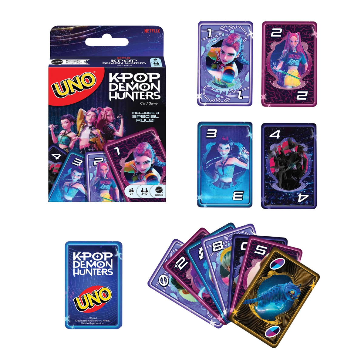 Mattel Uno KPop Demon Hunters