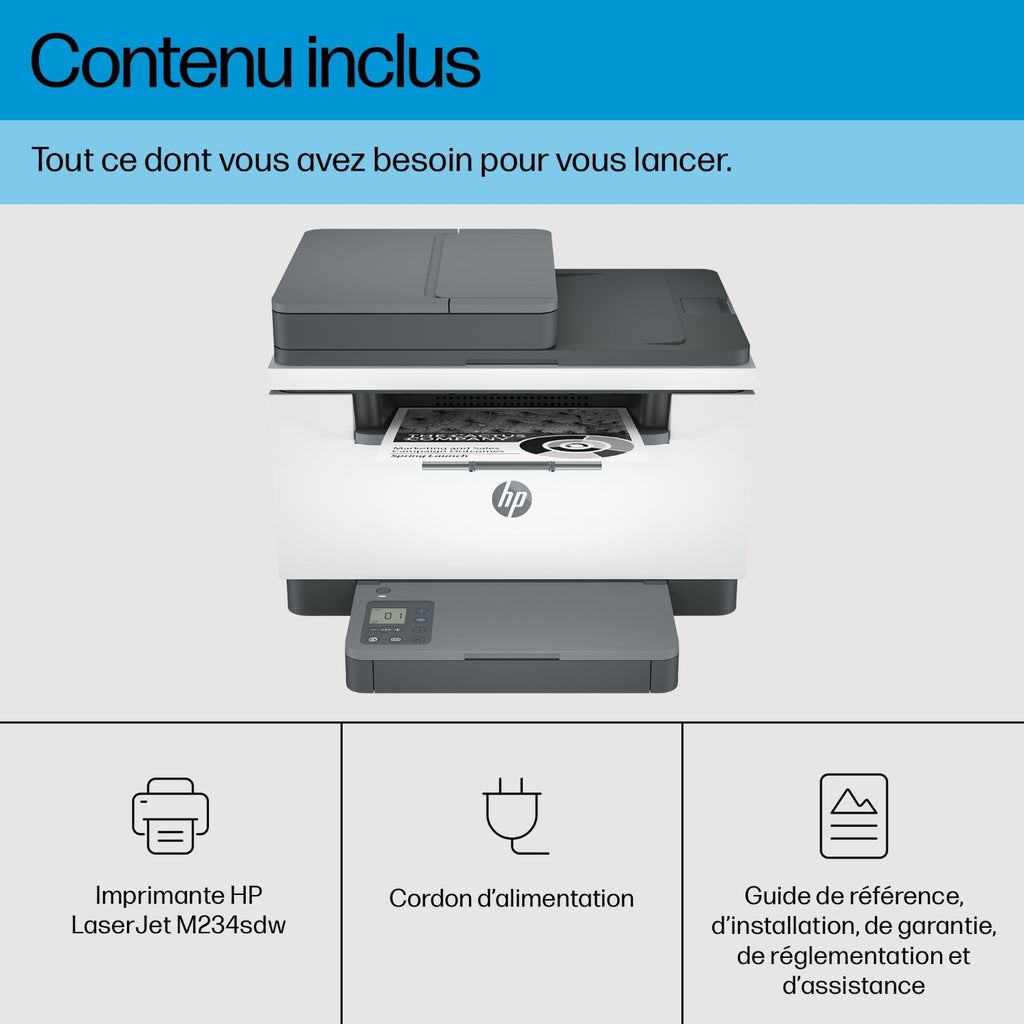 HP Imprimante multifonctions laser Laserjet M234sdw
